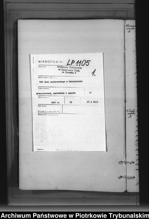 image.from.unit "[Księga duplikat aktów urodzonych, zaślubionych i zmarłych]"