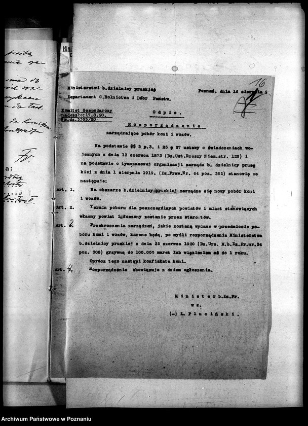 Obraz 20 z jednostki "Rekwizycje koni 1920 rok"