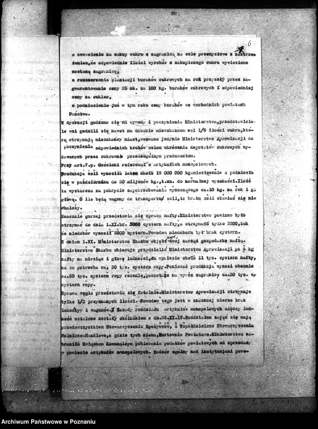 Obraz 10 z jednostki "Aprowizacja; protokoły zebrań"