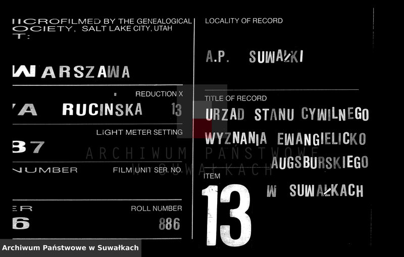 image.from.unit.number "Duplikat aktov graždanskago sostojanija Suvalskago Ev.-Augsb. prichoda o rodivšichsja, brakosočetavšichsja i umeršich za 1881 god"