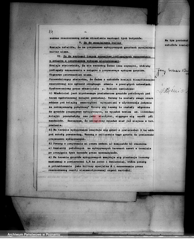 Obraz 18 z jednostki "Operat szacunkowy gruntów przymusowo-wykupionych z majątku Liszkowo powiatu wyrzyskiego"