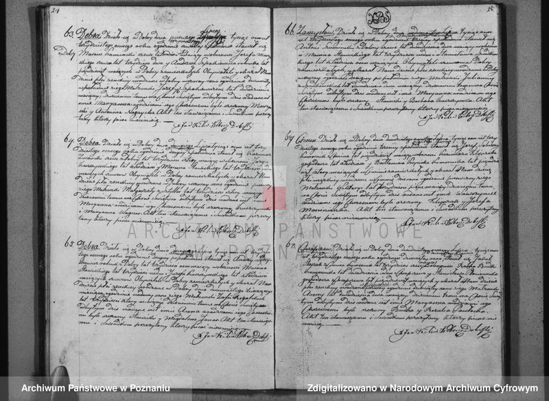 Obraz 14 z jednostki "Księga urodzeń, małżeństw i zgonów"