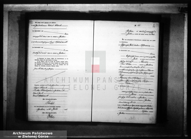 Obraz 16 z jednostki "Heirats-Neben-Register, Band II von No 170 bis No 297"