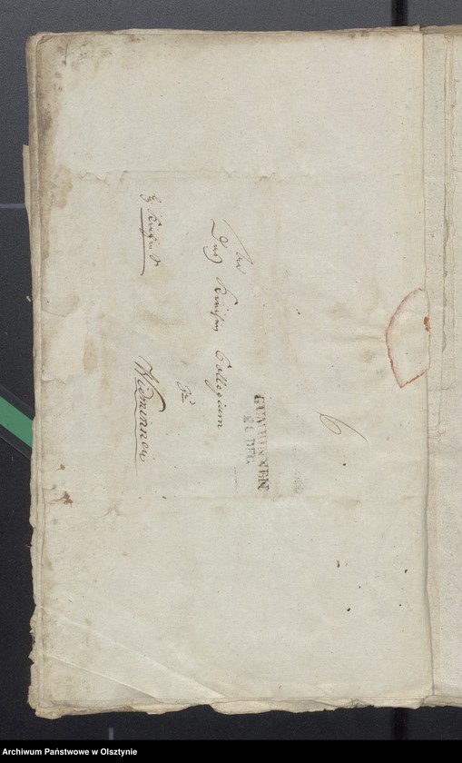 image.from.unit.number "Beläge zur 1819/1820 Jahres Kirchen Rechnung von Widminnen"
