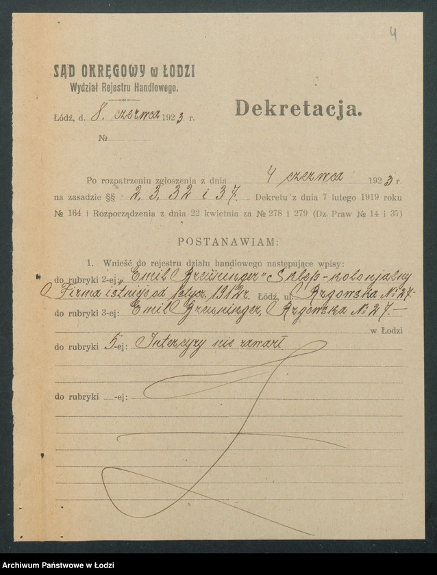 Obraz 6 z jednostki "Emil Breuminger – sklep kolonialny"