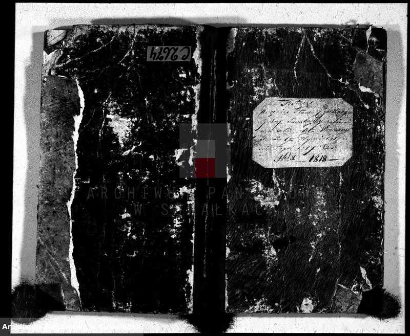 Obraz 2 z jednostki "Księga urzędnika stanu cywilnego gmniny suwalskiey zawierająca w sobie akta urodzonych od dnia 1-go stycznia 1818"