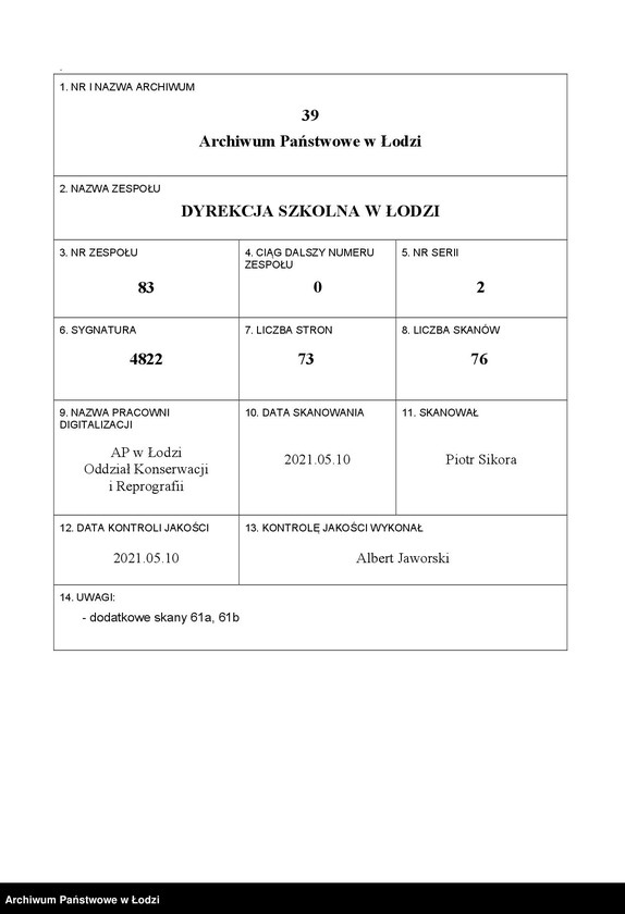 Obraz 1 z jednostki "O službe Josifa Ulanoviča"