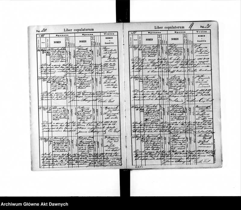 image.from.unit.number "Parafia: Lwów, parafia św. Marii Magdaleny. Dekanat: Lwów. Księga metrykalna urodzeń, ślubów i zgonów dla całej parafii."