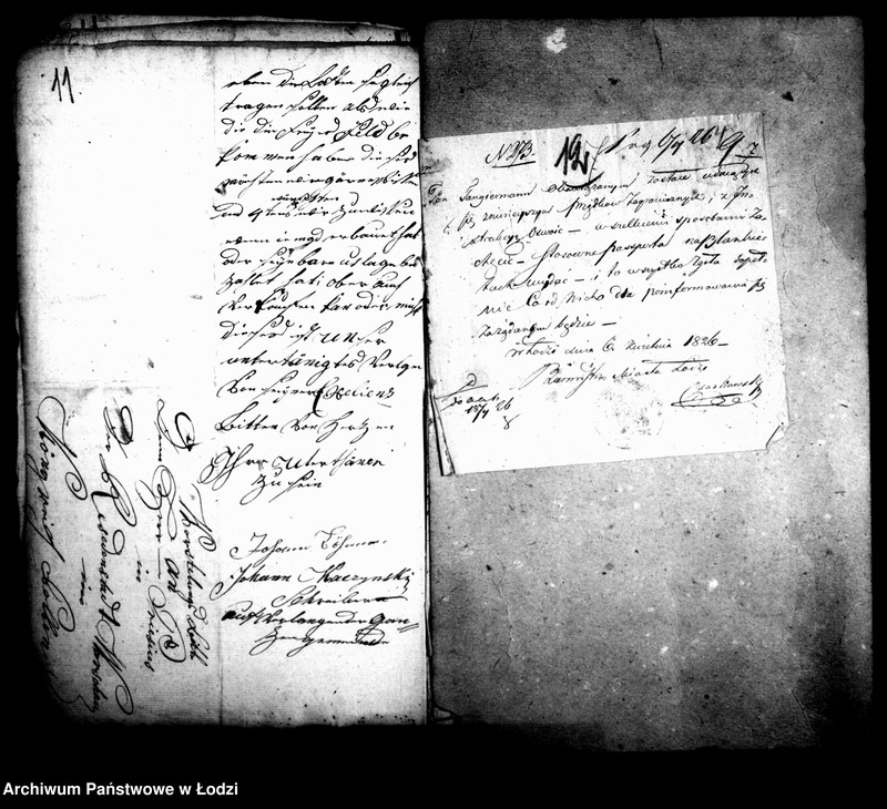 Obraz 11 z jednostki "Akta tyczące się budowy domów przez prządków"