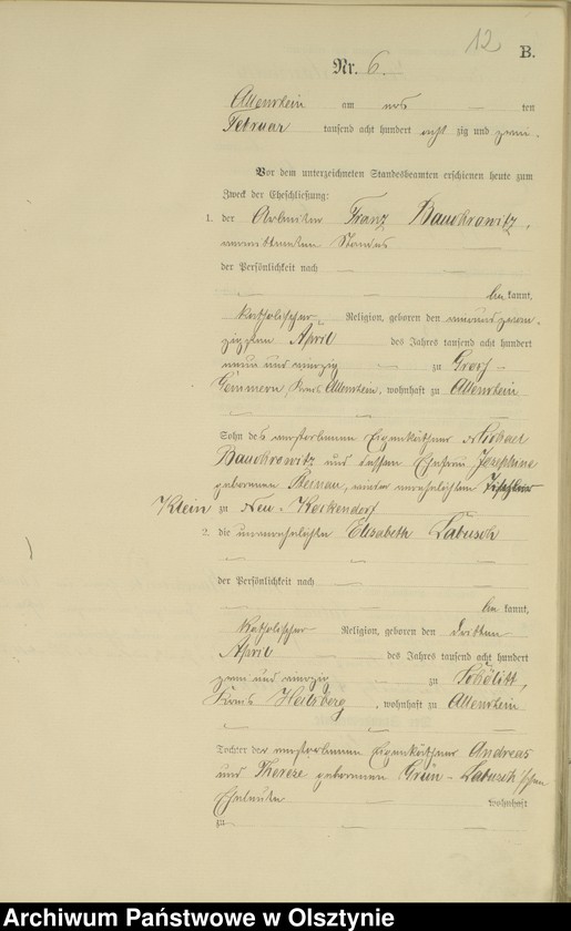 image.from.unit.number "Heiraths-Haupt-Register Nr 1 - 78"