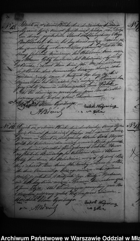 Obraz 11 z jednostki "Akta urodzeń, małżeństw, zgonów"