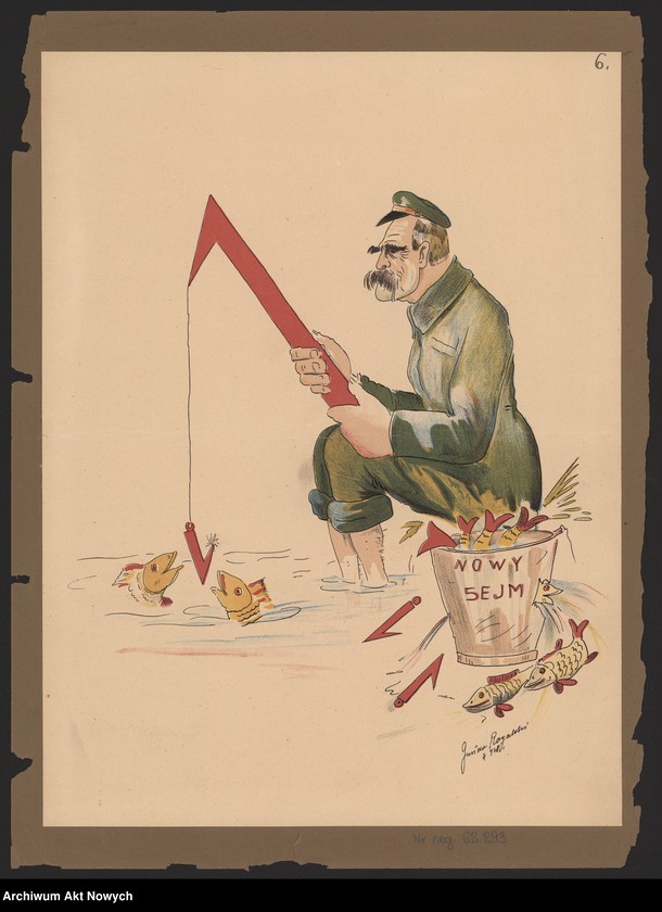 Obraz 8 z kolekcji "Karykatury Józefa Piłsudskiego"