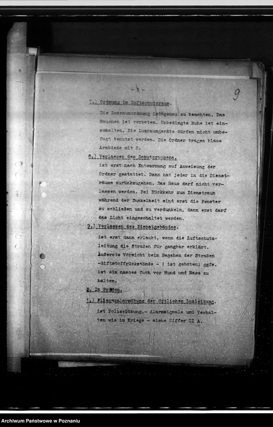 Obraz 13 z jednostki "Dienstübersichten- Beamten von Dienst"