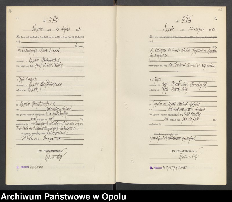 Obraz 18 z jednostki "[Rejestr zgonów] 1931 Tom II Nr 468-746"