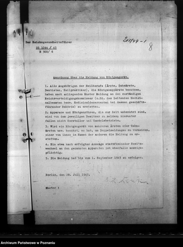 Obraz 14 z jednostki "Einsatz der Röntgenapparte"