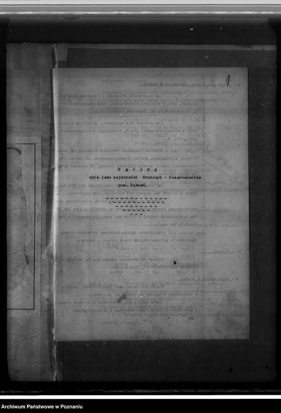 Obraz 5 z jednostki "Program urządzenia gospodarstwa leśnego dla lasu majętności Wronczyn-Pomarzanowice powiat poznański 1936-1946"