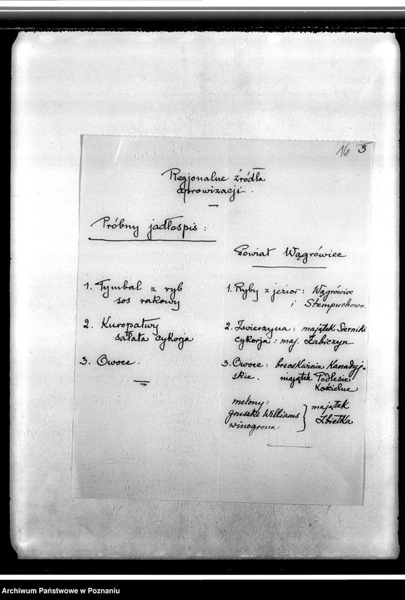 Obraz 20 z jednostki "Związek Pań Domu. I Instytut Gospodarstwa Domowego - Sekcja ogrodnicza. Stosunki z Izbą Rolniczą. Dział ekonomiczny. Sprawy programowe. Sprawy różne -m.in. korespondencja przewodniczącej Towarzystwa Ludwiki Żółtowskiej z Czacza"