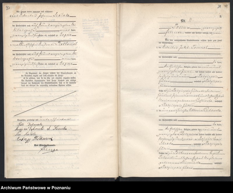 Obraz 13 z jednostki "Księga małżeństw"