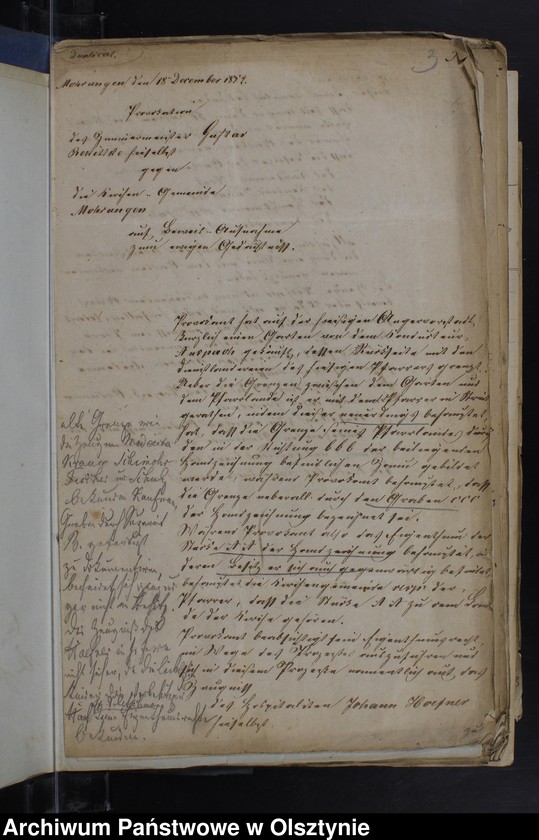 image.from.unit.number "Eintausch des zur hiesigen Pfarrer gehörenden Scheunengartens gegen Grundplätze gehörende dem Rokittke"