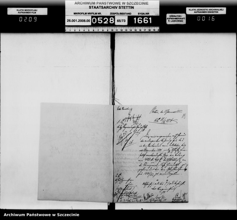 Obraz 16 z jednostki "Einrichtung der Gasbeleuchtung im Schloss, vol. II"