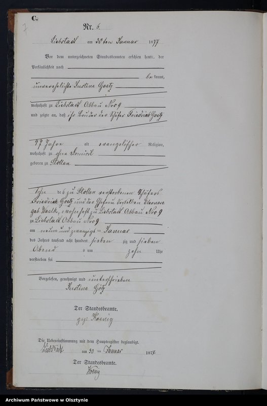 image.from.unit.number "Sterbe-Neben-Register Nr 1 - 105"