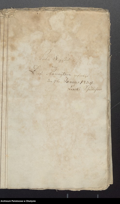 image.from.unit.number "Seelen Register des Kirchspiels Passenheim / za lata 1822-1831 brak, z 1821 r. jedynie Saborowen, z 1833 r.-tylko Gilgenau/"