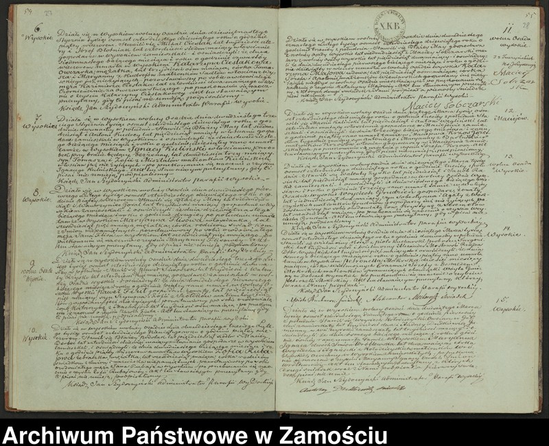 Obraz 18 z jednostki "Księga urodzeń, małżeństw i zgonów"