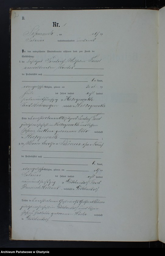 image.from.unit.number "Heiraths-Neben-Register Nr 1 - 20"