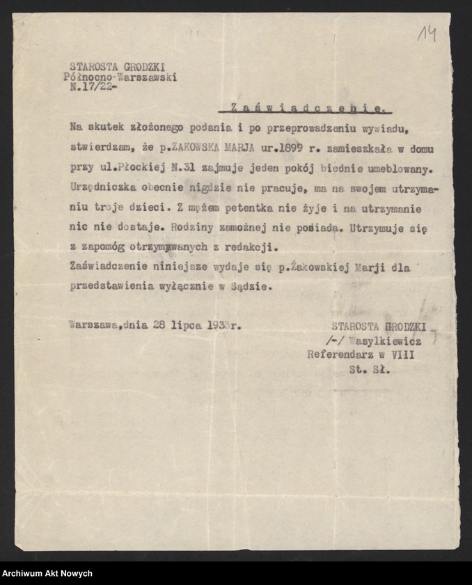 image.from.unit.number "Żaboklicka K. - Żyżkowski Stanisław; L.15-16, Żeliński Władysław; L.21-23, Żmijewska Eugenja, list Juliusza Żuławskiego"