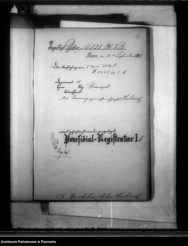 Obraz 20 z jednostki "Bildung der Draenage Genossenschaft Hochdorf Kreises Jarotschin /Wysogotówek/"