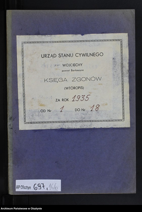 image.from.unit.number "Sterbe-Neben-Register Nr 1 - 18 [ Księga zgonów - wtóropis ]"