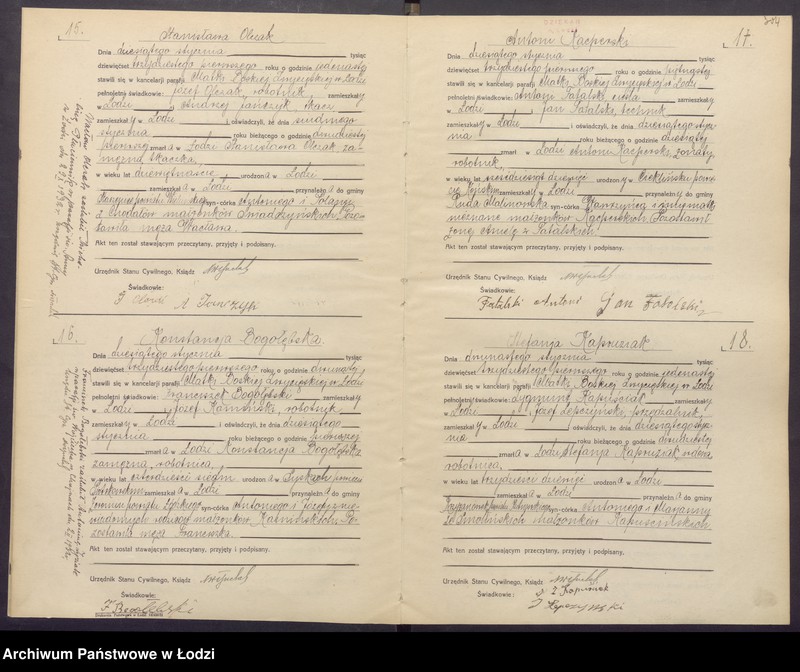 Obraz 7 z jednostki "Akta zgonów"