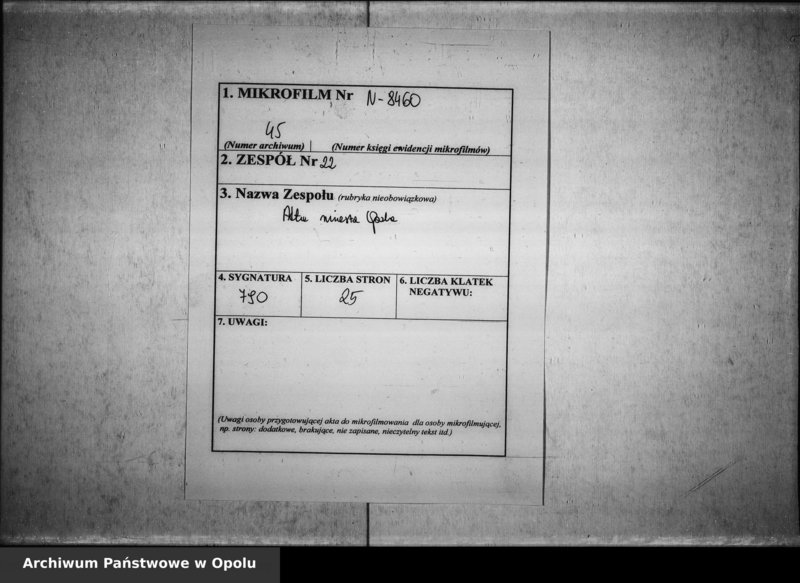 Obraz 2 z jednostki "Acta specialia betreffend die Bezahlung der Criminal - Untersuchungs Kosten in Sachen c/a [contra] Israel Wolf Cohn und Moses Friedlander 1826 Vol. I"