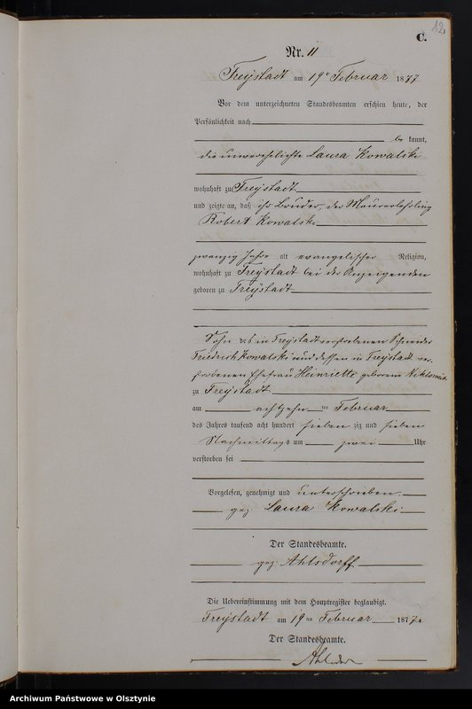 image.from.unit.number "Sterbe-Neben-Register Nr 1 - 108"