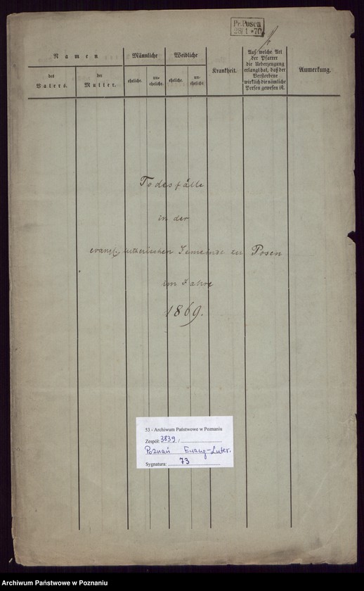 Obraz 2 z jednostki "Todesfaelle"