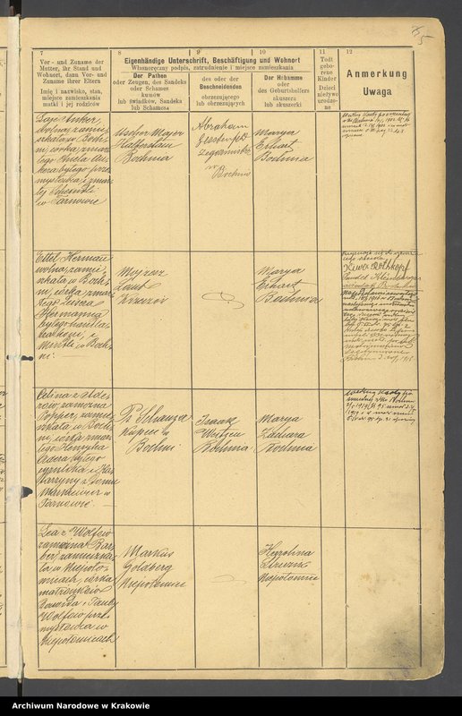 image.from.unit.number "Księga aktów urodzeń"