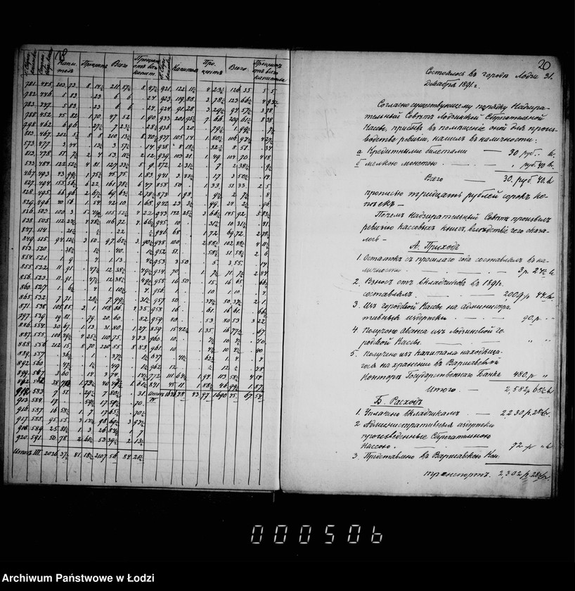 Obraz 18 z jednostki "Ob otčetnosti sberegatel´noj kassy"