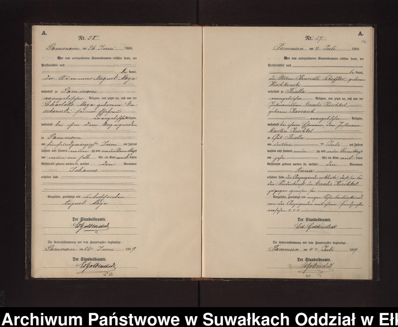 image.from.unit.number "Geburts-Neben-Register des Preussischen Standes-Amtes Neuhoff Kreis Loetzen"