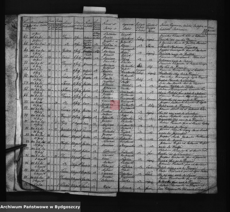 image.from.unit.number "Akta chrztów, ślubów, zgonów"