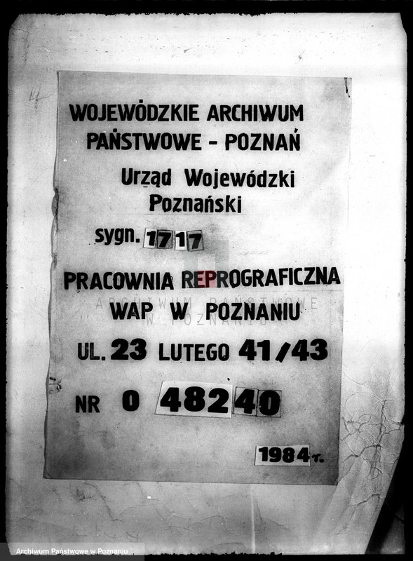 Obraz 1 z jednostki "Sprawy budowlane majątku państwowego Aniołki /m.in. opis budynków z oszacowaniem/"