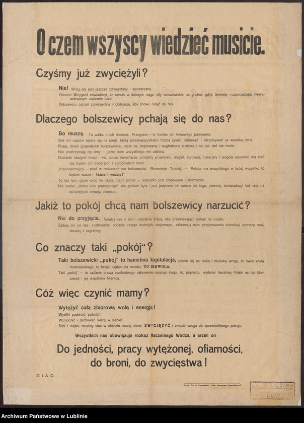 Obraz 8 z kolekcji "Rok 1920. Wojna o niepodległość111"