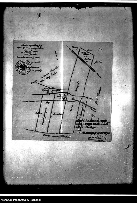 image.from.unit.number "Parcelacja prywatna majątku Kuczków powiatu jarocińskiego - folwark Janków"