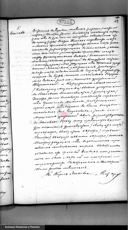Obraz 20 z jednostki "Księga urodzeń, małżeństw, zgonów"