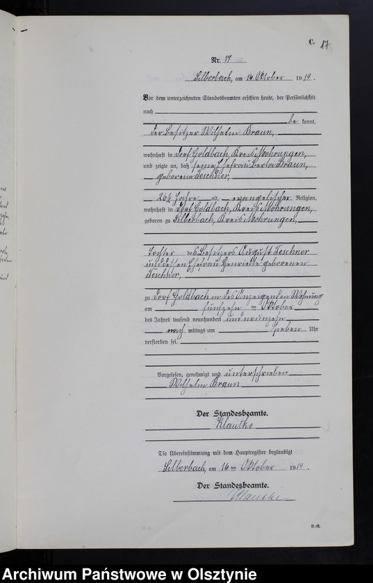 image.from.unit.number "Sterbe-Neben-Register Nr 1 - 26"