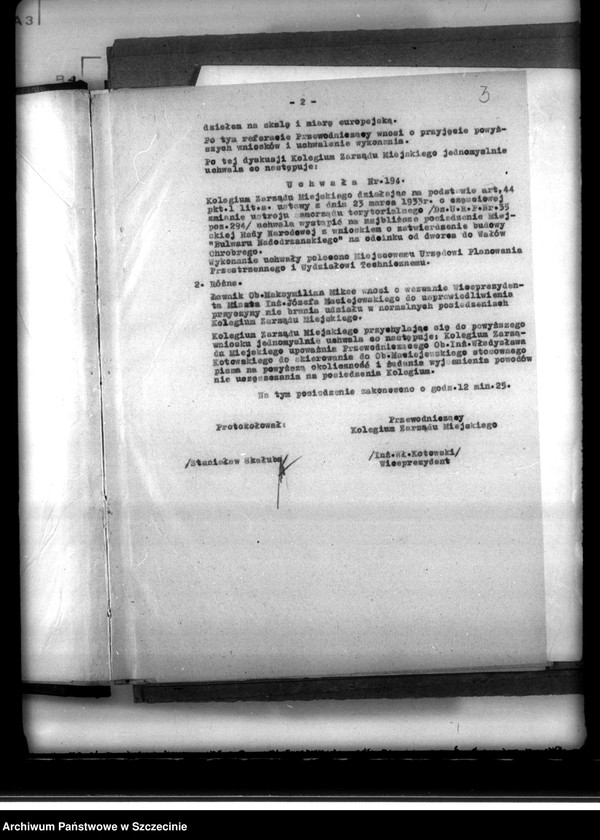 Obraz 5 z jednostki "Protokoły Kolegium Zarządu Miejskiego nr 27-68 (kopie)"