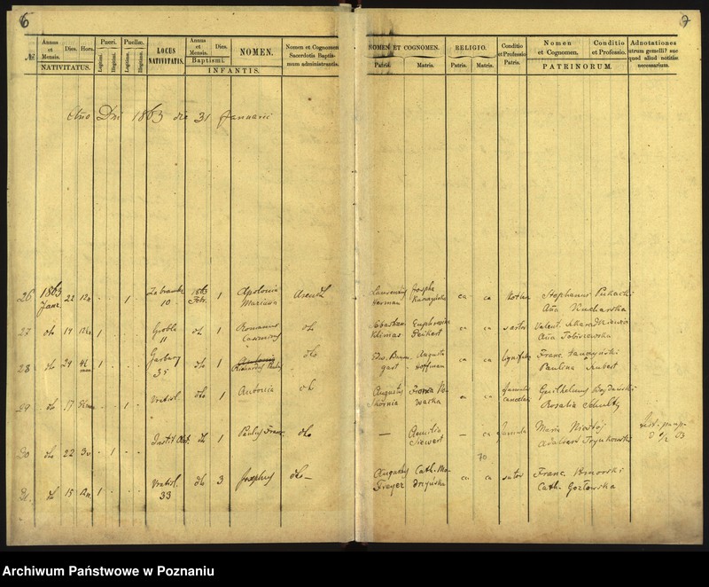 Obraz 6 z jednostki "Księga urodzin"