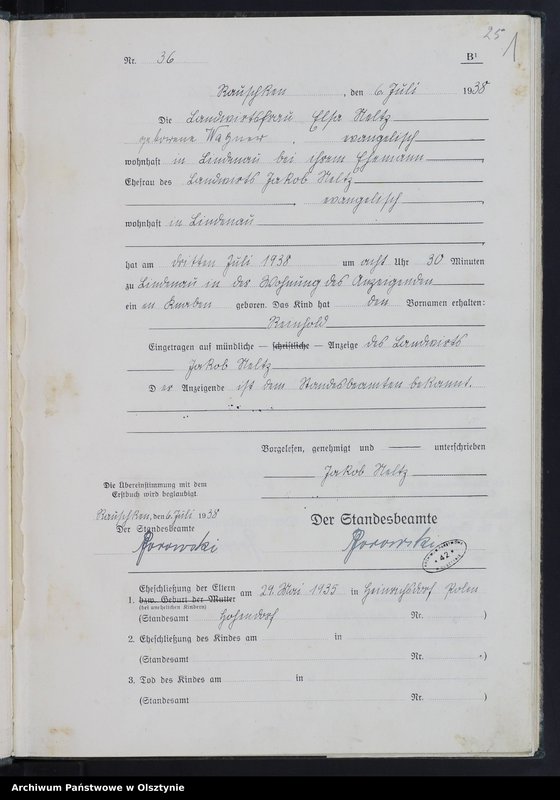 image.from.unit.number "Geburtenbuch Tom II, Nr 36 - 76"