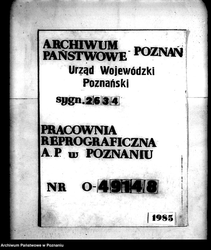 Obraz 1 z jednostki "Majątek Szydłowo powiatu mogileńskiego /operat pomiarowo-szacunkowy/"