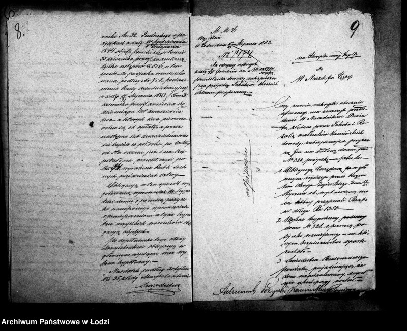 Obraz 11 z jednostki "Akta tyczące się pożyczki Jakuba Kamińskiego"