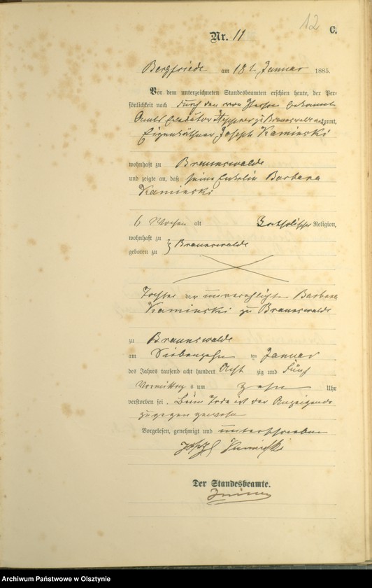 image.from.unit.number "Sterbe-Haupt-Register Nr 1 - 114"